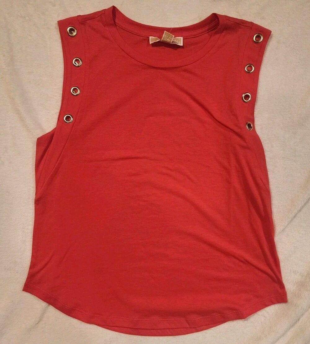 Michael Kors blouse tank top coral  Medium